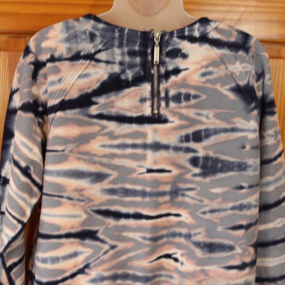Young Fabulous & Broke Tie Dye Zip Sweater Medium - Picture 8 of 12